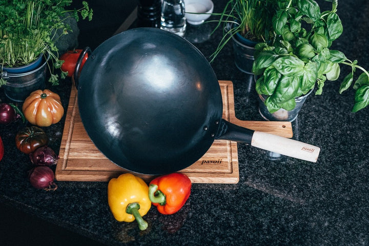 Unser runder eingebrannter pasoli Wok - pasoli