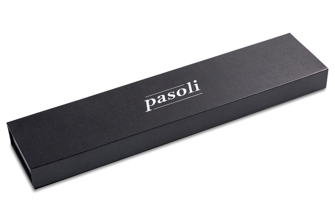 Noble pasoli gift packaging for damask knives and kitchen knives.