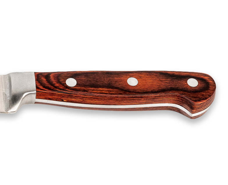 Noble wooden handle of our bread knife