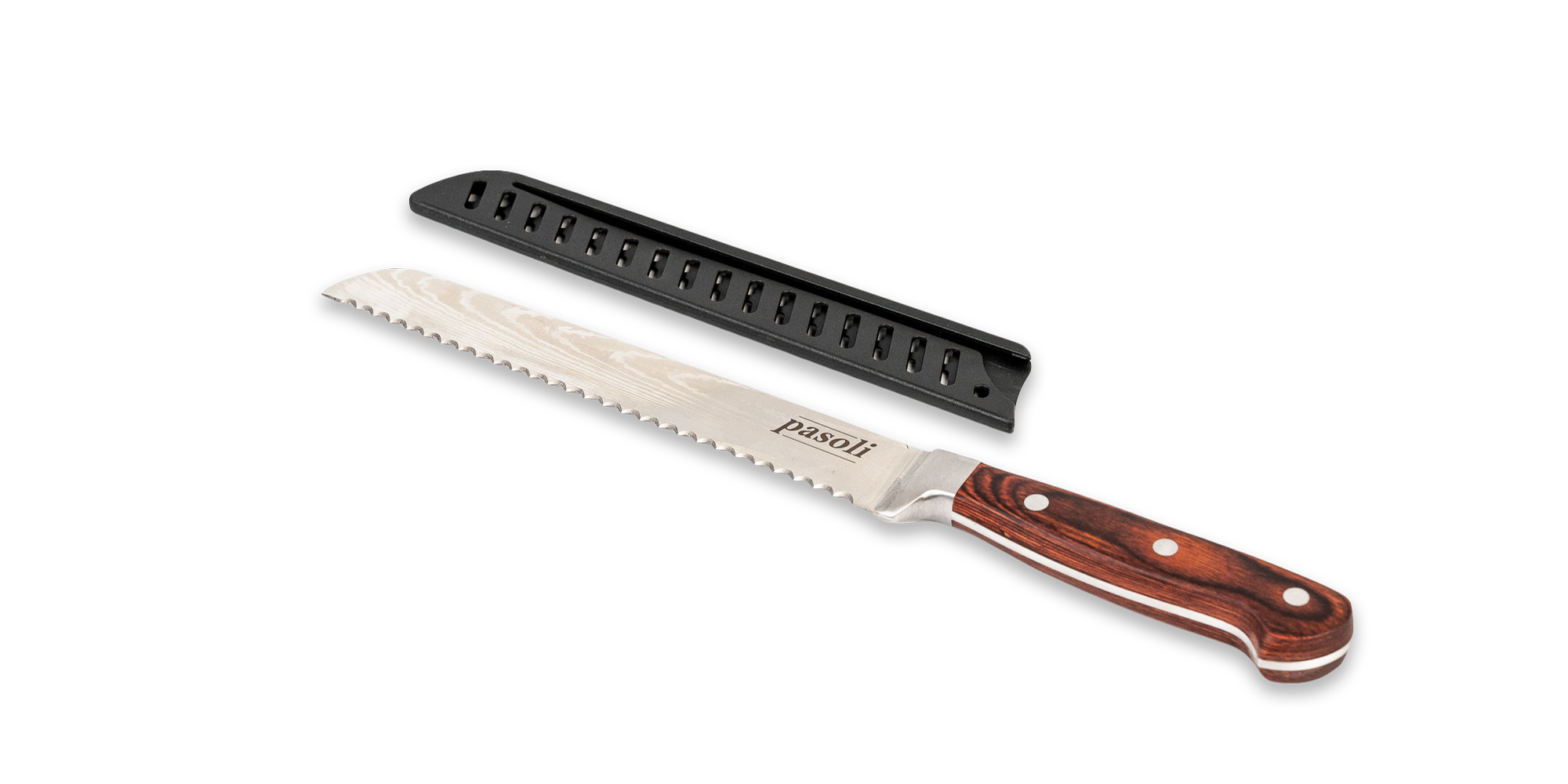 pasoli bread knife incl. blade protection.