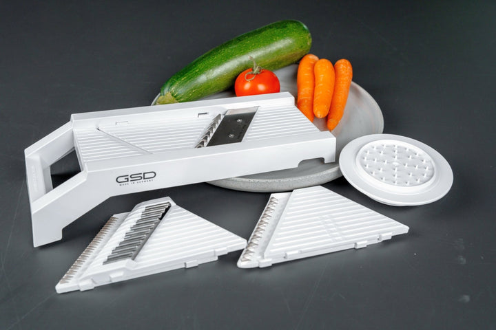 GSD Universal Gemüsehobel "5 - in - 1" weiß - Made in Germany - pasoli GmbH