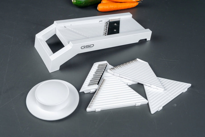 GSD Universal Gemüsehobel "5 - in - 1" weiß - Made in Germany - pasoli GmbH