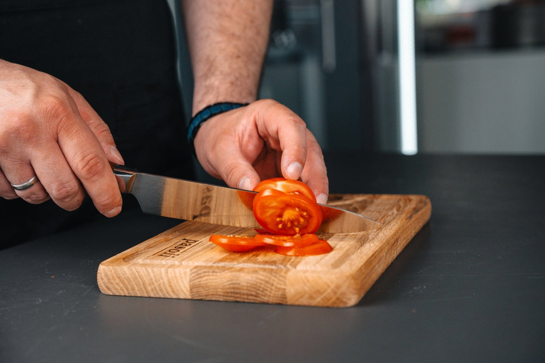 pasoli Damast Chefmesser - hochwertiger Damaszenerstahl mit VG10 Kern - pasoli GmbH