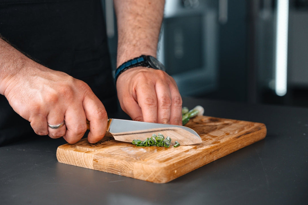 pasoli Damast Santoku - Messer - hochwertiger Damaszenerstahl mit VG10 Kern - pasoli GmbH