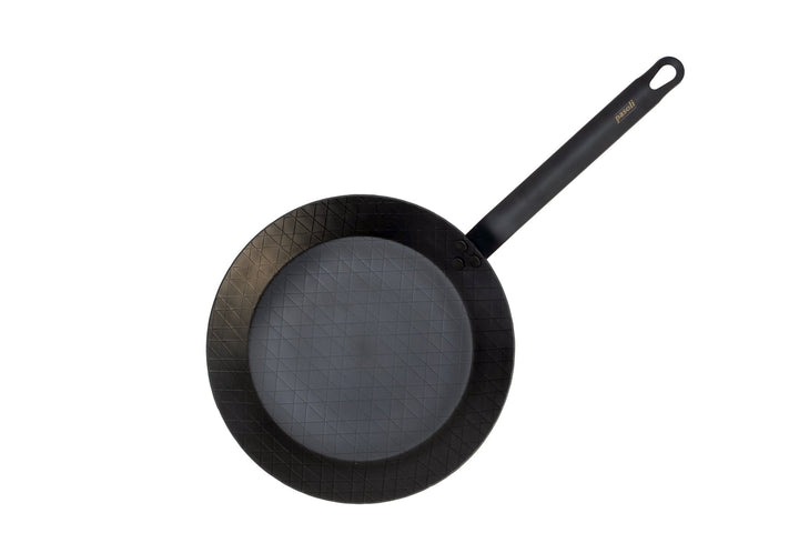 pasoli Steak Pfanne 28cm - Carbonstahl Bratpfanne für alle Herdarten - pasoli GmbH