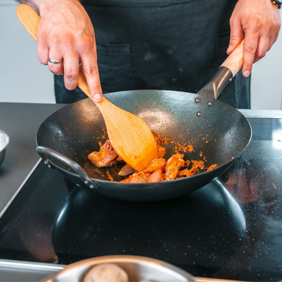 pasoli Wokwender aus geöltem Kirschholz, 37 cm - pasoli GmbH