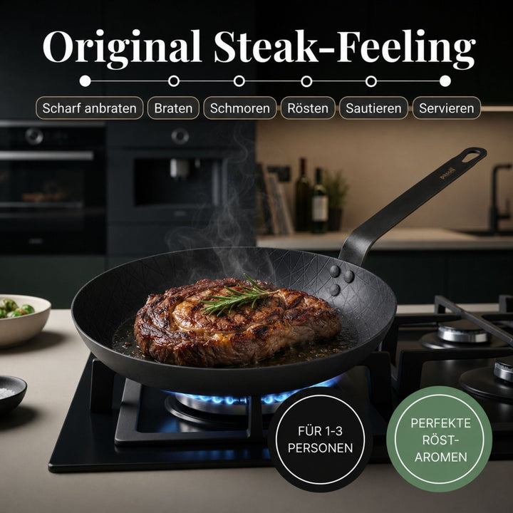 Steakpfanne aus Carbonstahl - pasoli GmbH