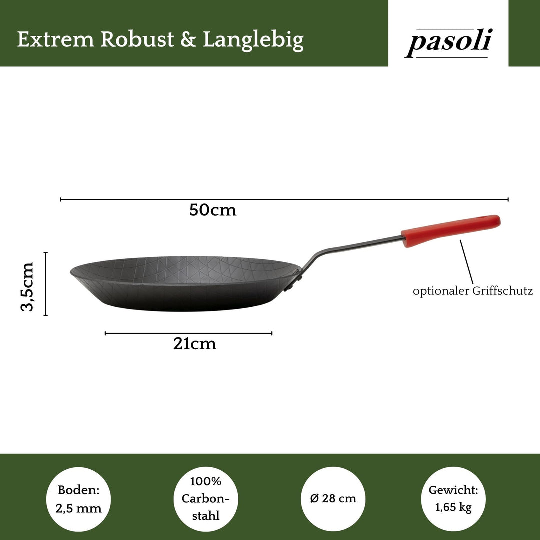 Steak pan made of carbon steel - pasoli GmbH