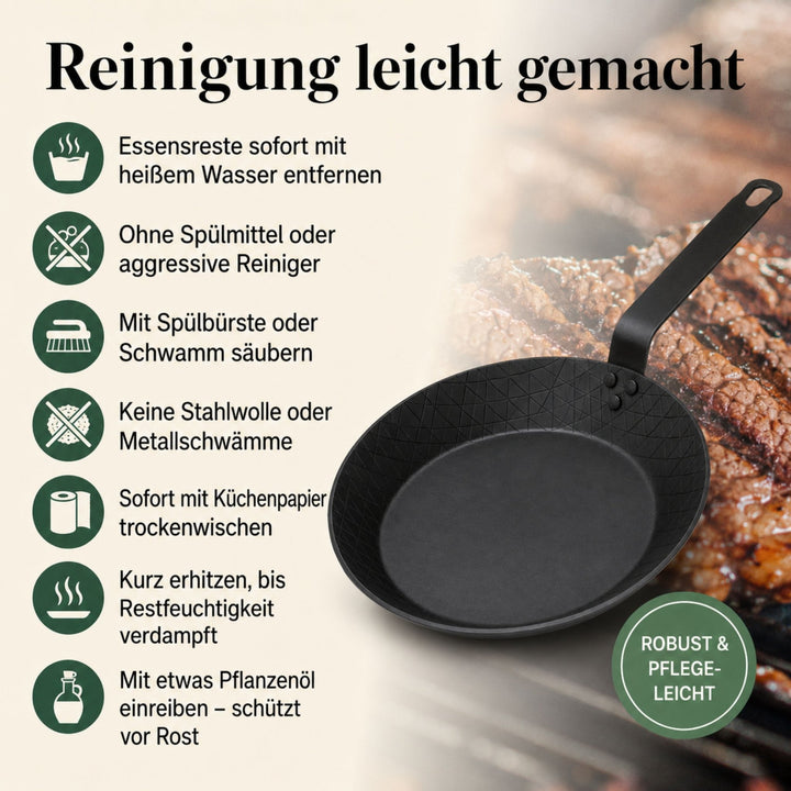 Steakpfanne aus Carbonstahl - pasoli GmbH