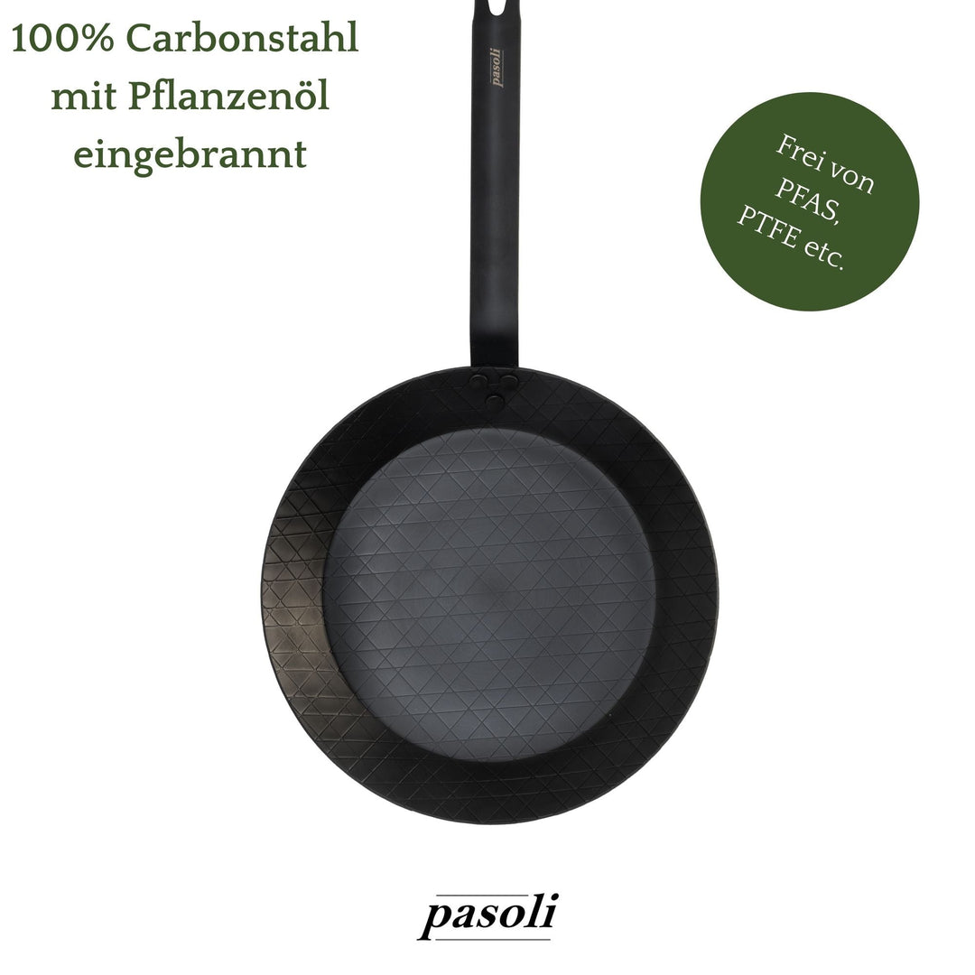 Steak pan made of carbon steel - pasoli GmbH