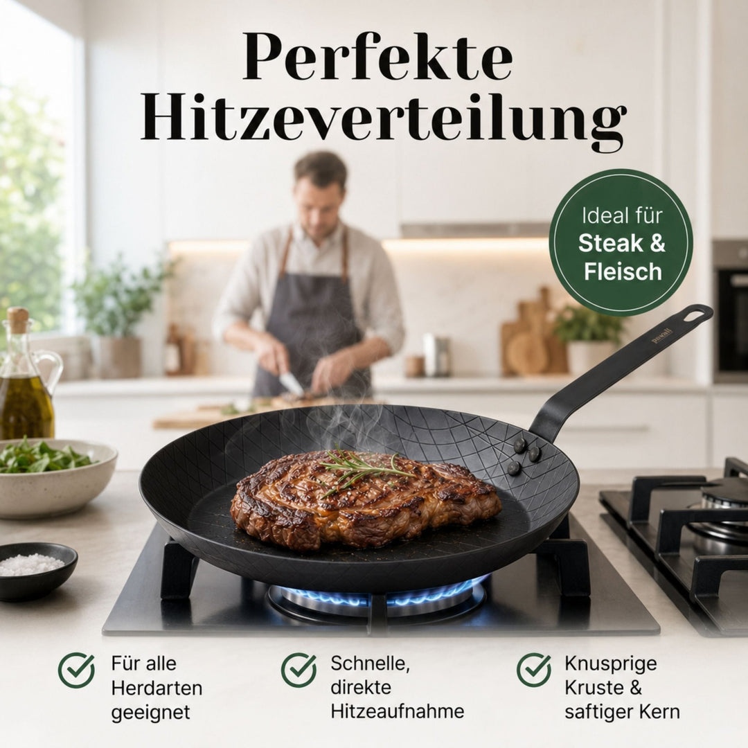 Steakpfanne aus Carbonstahl - pasoli GmbH