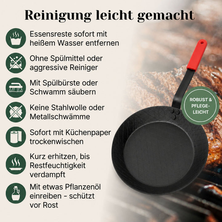 Steakpfanne aus Carbonstahl - pasoli GmbH