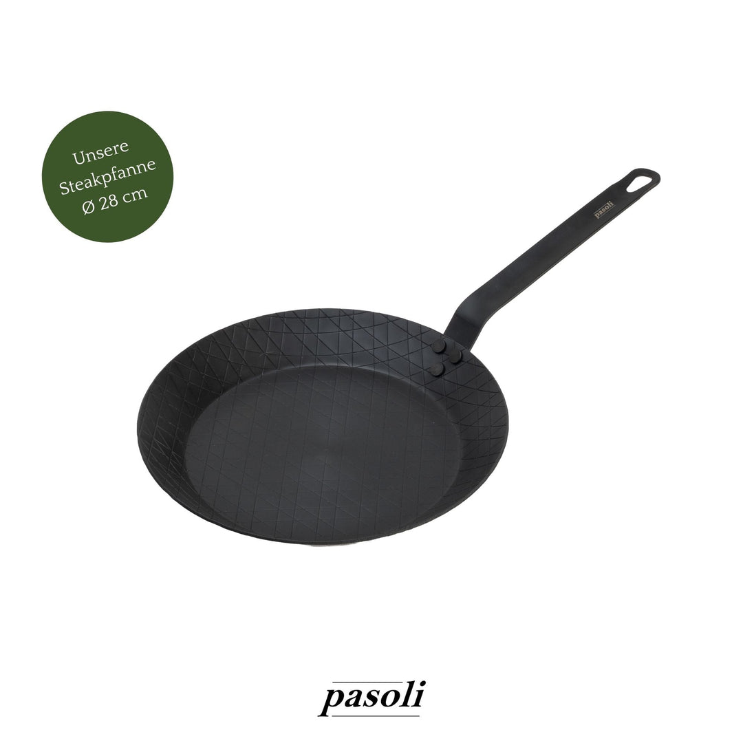 Steakpfanne aus Carbonstahl - pasoli GmbH