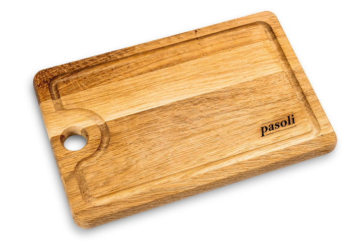 Our cutting board made of sturdy oak wood, 30x20x2cm - pasoli